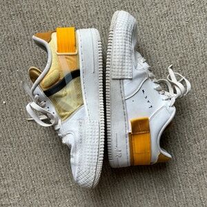 Nike Air Force 1 Type Gold Suede N.354 Men's Size 9